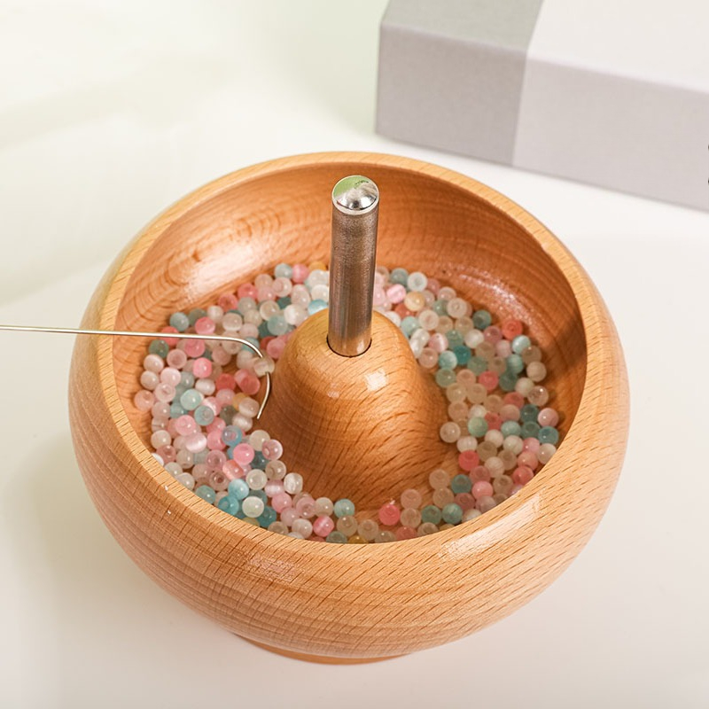 Jewelry Making Rotary Tool - เครื่องมือหมุนลูกปัดไม้สำหรับงานประดิษฐ์ ทำสร้อยข้อมือ สร้อยคอ DIY อุปกรณ์ทำเครื่องประดับ
