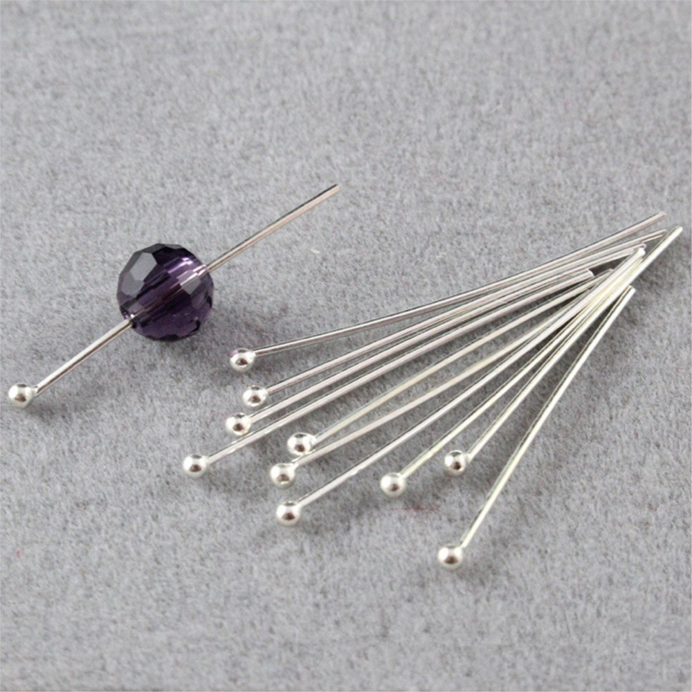 Jewelry Making Using Beads - หมุดหัวกลม 100 ชิ้น ใช้งานง่าย สำหรับทำต่างหู สร้อยข้อมือ