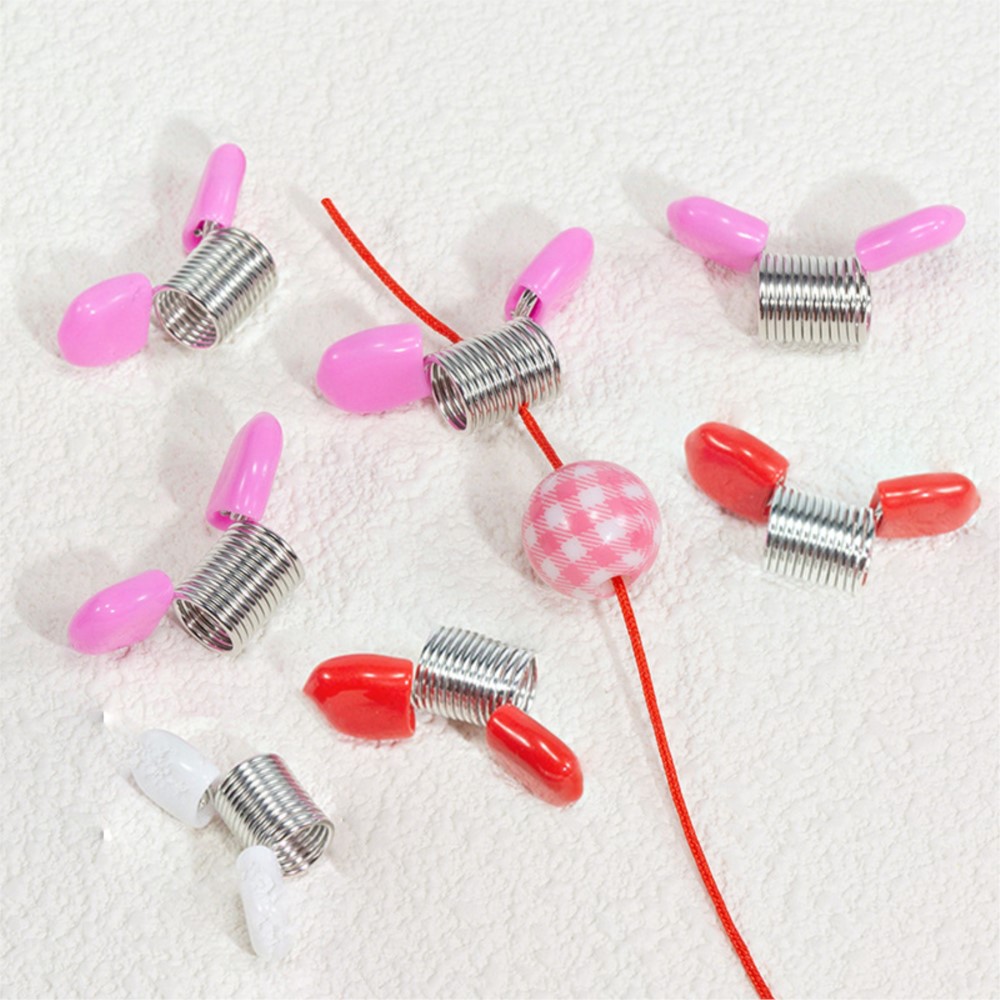 Jewelry Making Course - 5pcs ฤดูใบไม้ผลิลูกปัด Clamps Creative ปลายเครื่องประดับทําเครื่องมือป้องกันลูกปัด FALLING
