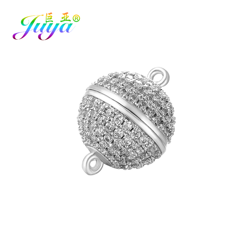 Jewelry Making Brass - Juya ลูกปัดแฮนด์เมดเครื่องประดับค้นพบ4ขนาดตะขอแม่เหล็กที่แข็งแรงสำหรับผู้หญิงคริสตัลสร้อยข้อมือไข่มุกสร้อยคอทำ