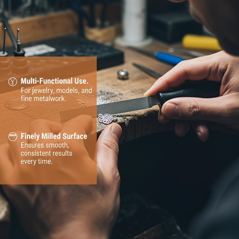 Jewelry Making Kits - ชุดตะไบโลหะ 10 ชิ้น พร้อมด้ามจับกันลื่น ชุดตะไบมือสำหรับงานละเอียด เหมาะสำหรับทำเครื่องประดับ