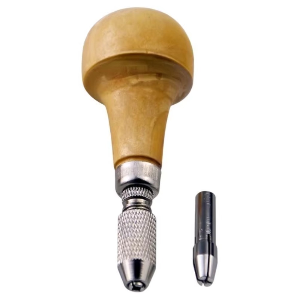 Jewelry Making Vise - ด้ามจับไม้รูปทรงสบายมือ พร้อมหัวจับแบบพิเศษ สำหรับงานเครื่องประดับ ทนทาน ใช้สำหรับบิดลวดและพันลวด