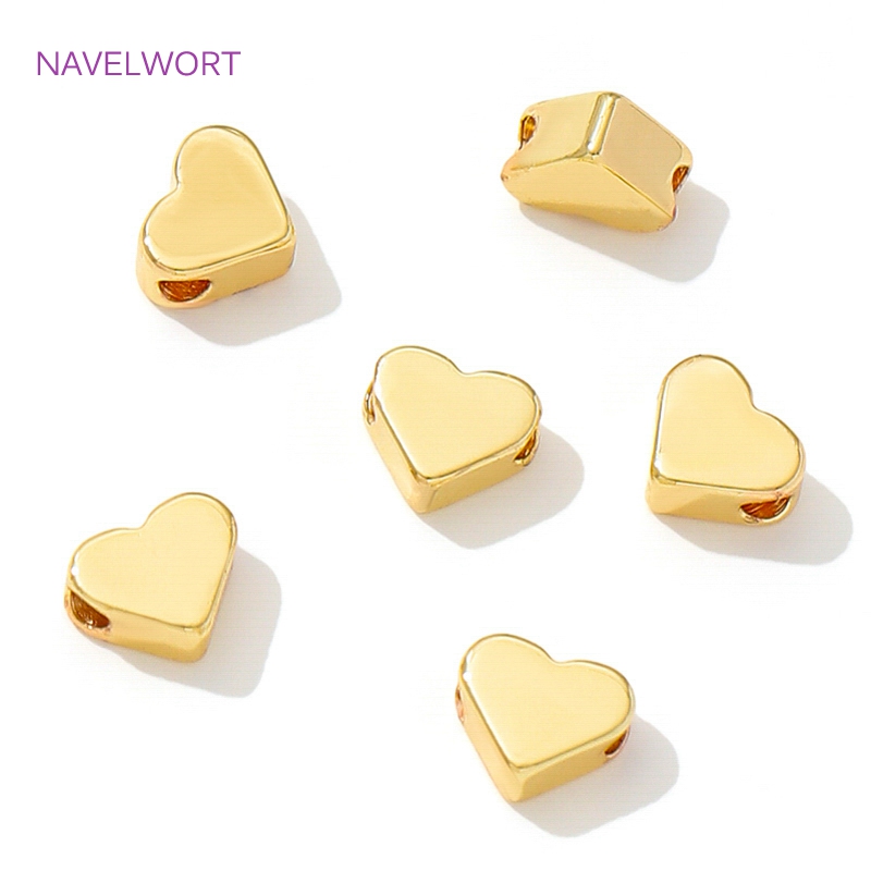 ลูกปัดทองเหลืองชุบทองคำแท้ 18K - Jewelry Making Items บทวิจารณ์และราคา