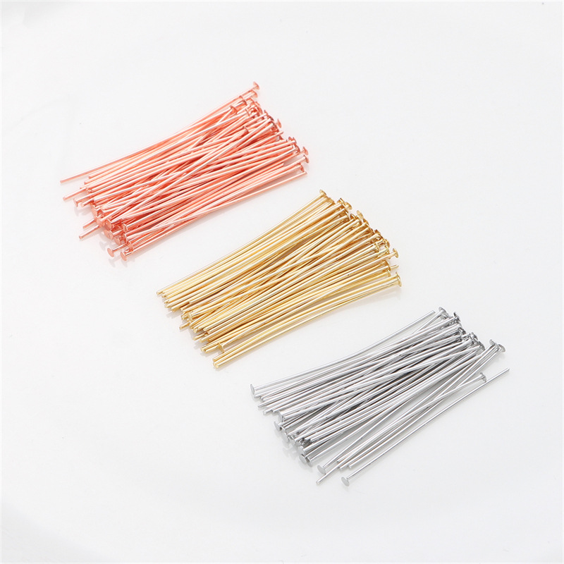 เข็มเงินแท้ 925 หัวแบน 50 ชิ้น - Jewelry Making Supplies Wholesale บทวิจารณ์และราคา