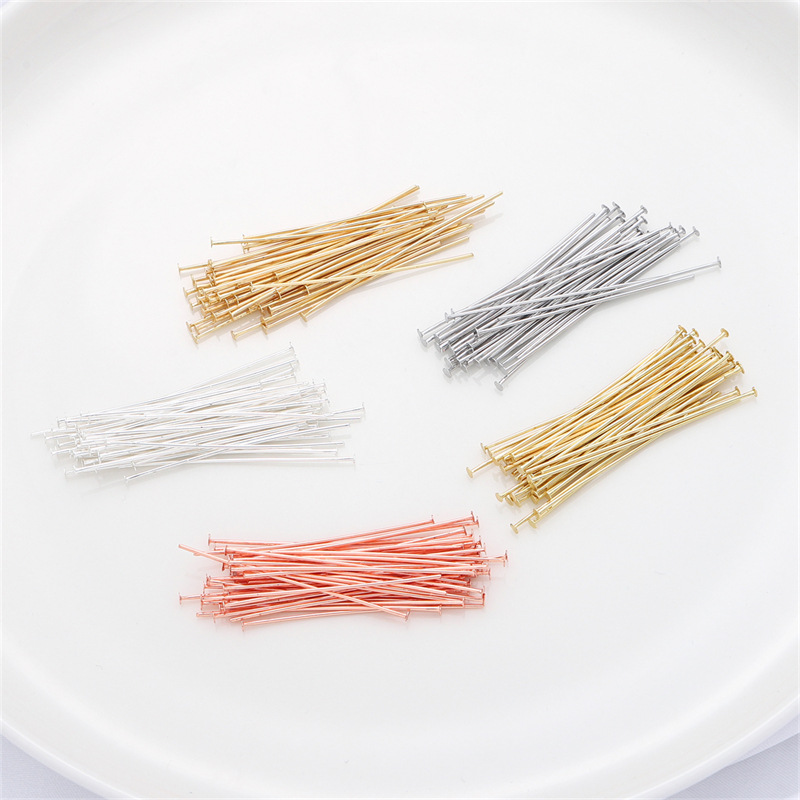 เข็มเงินแท้ 925 หัวแบน 50 ชิ้น - Jewelry Making Supplies Wholesale บทวิจารณ์และราคา