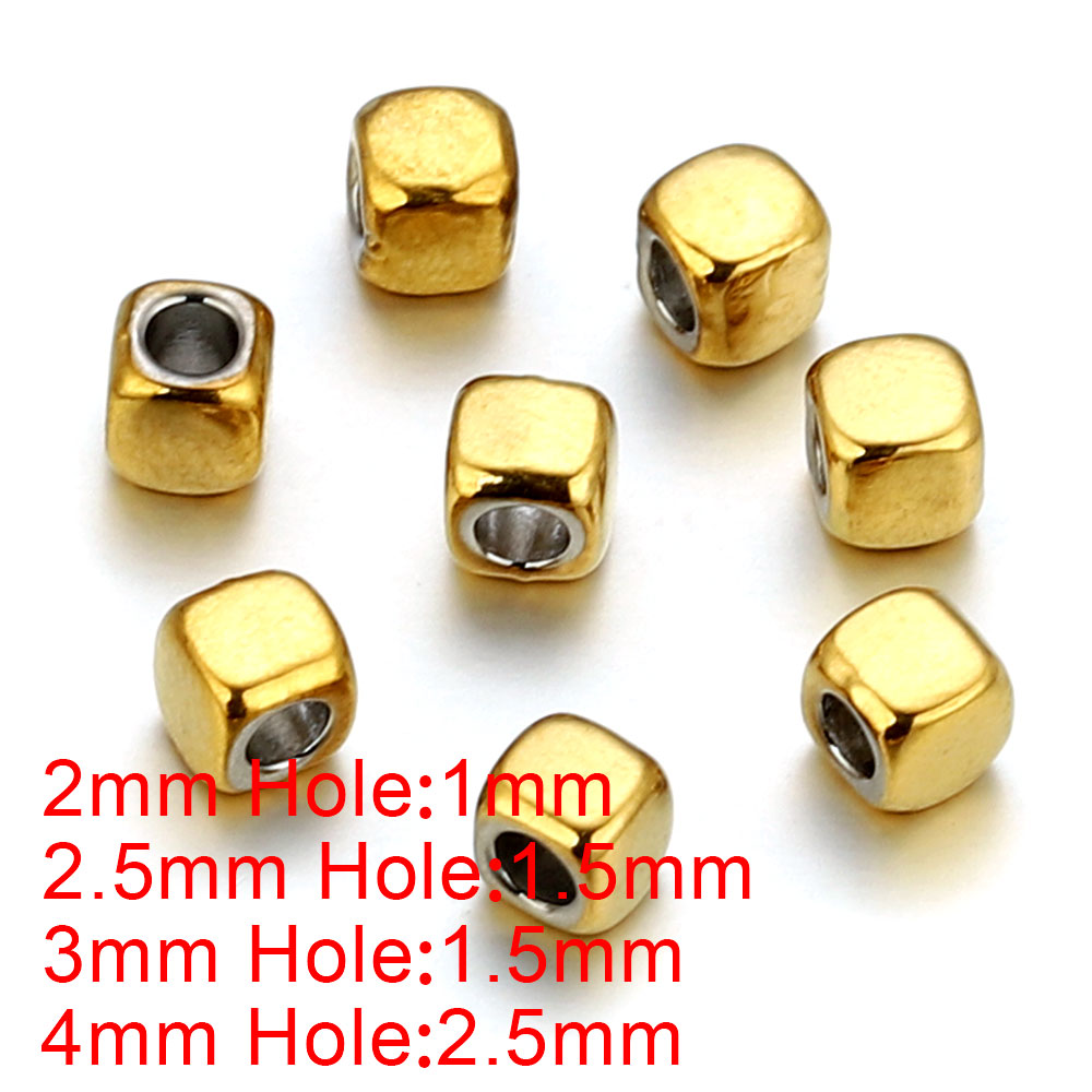 ลูกปัดสี่เหลี่ยมสแตนเลสขนาด 2/ - Jewelry Making Supplies Wholesale บทวิจารณ์และราคา