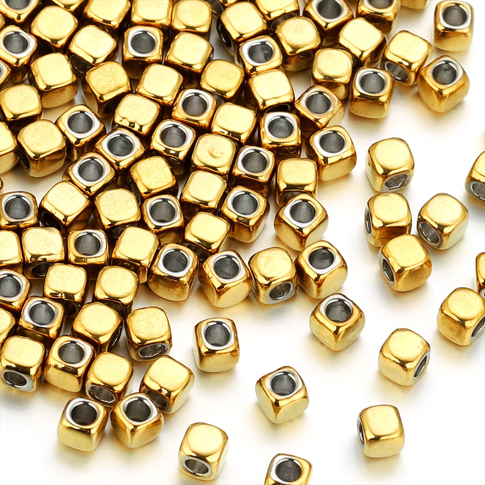 ลูกปัดสี่เหลี่ยมสแตนเลสขนาด 2/ - Jewelry Making Supplies Wholesale บทวิจารณ์และราคา