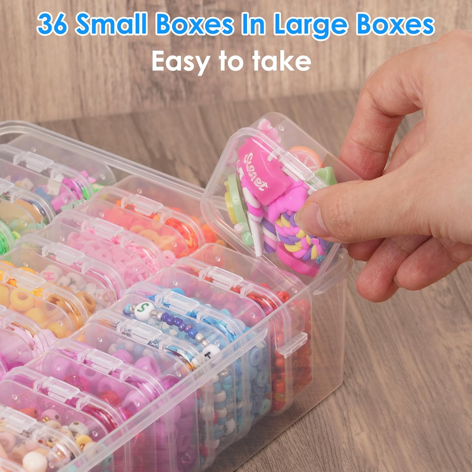 กล่องเก็บลูกปัดและงานฝีมือพลาส - Jewelry Making Using Beads บทวิจารณ์และราคา