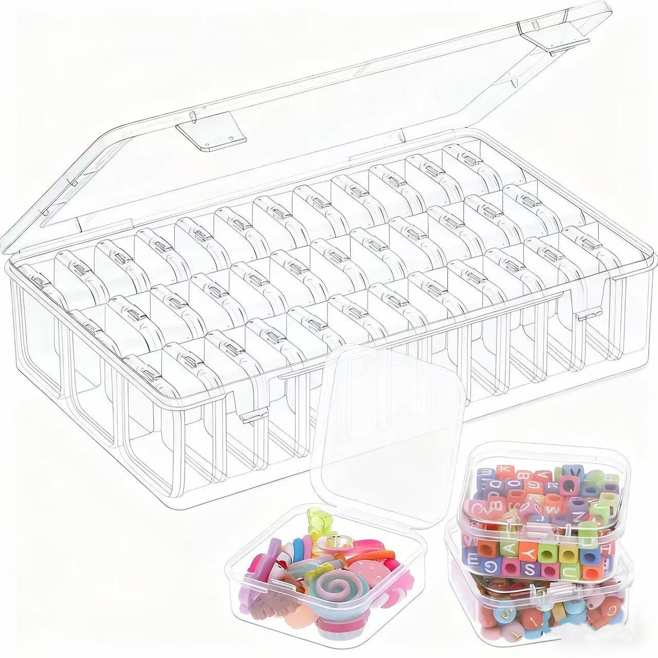 กล่องเก็บลูกปัดและงานฝีมือพลาส - Jewelry Making Using Beads บทวิจารณ์และราคา