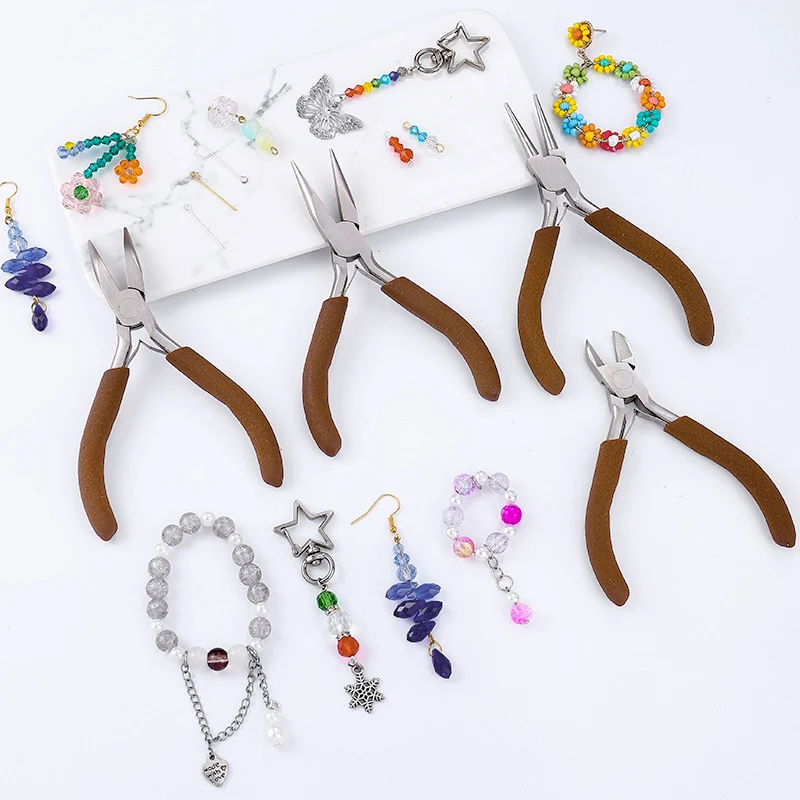 ชุดคีมปากแหลม คีมปากกลม คีมตัด - Jewelry Making Using Beads บทวิจารณ์และราคา