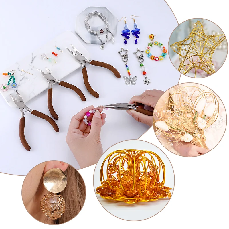 ชุดคีมปากแหลม คีมปากกลม คีมตัด - Jewelry Making Using Beads บทวิจารณ์และราคา
