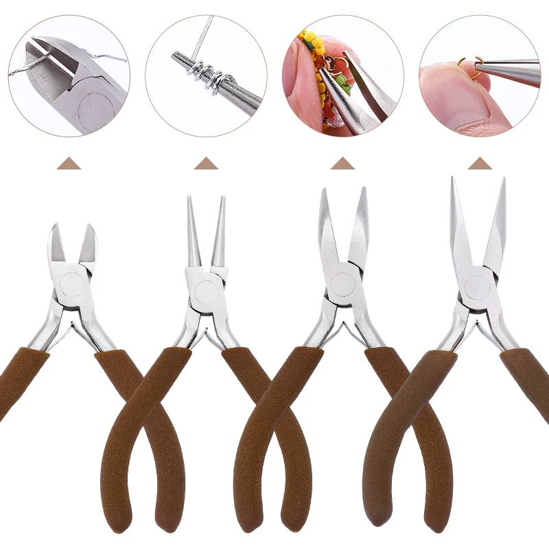 ชุดคีมปากแหลม คีมปากกลม คีมตัด - Jewelry Making Using Beads บทวิจารณ์และราคา