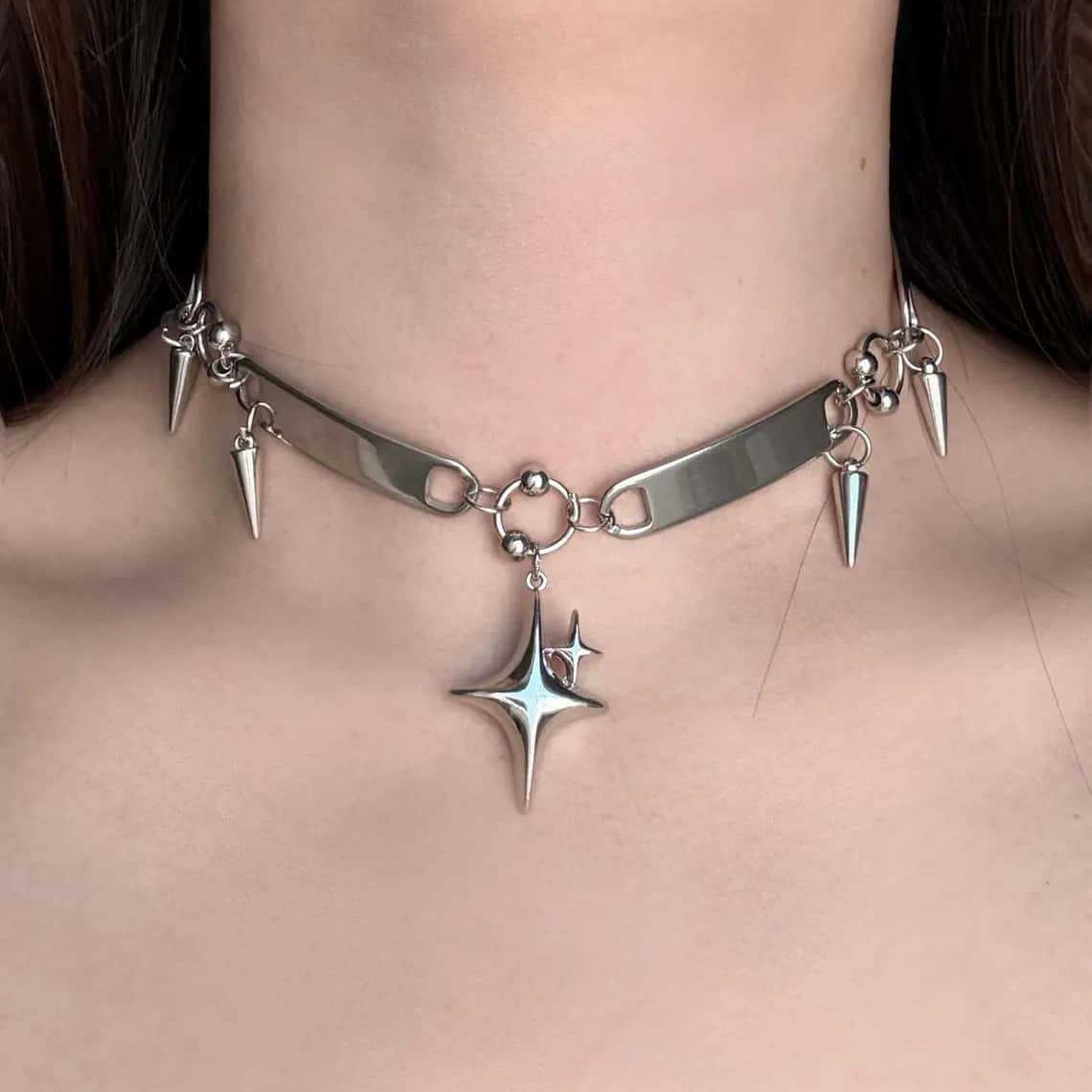 สร้อยคอแบบมีหมุดสไตล์พังก์, เค - Jewelry Making Necklaces บทวิจารณ์และราคา