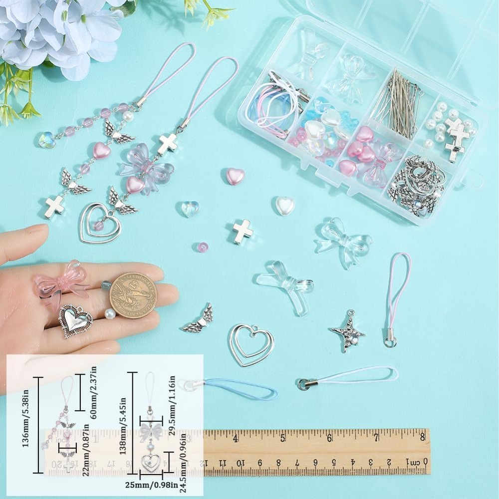 154 ชิ้น DIY 8 ชุดโทรศัพท์ Cha - Jewelry Making Course บทวิจารณ์และราคา