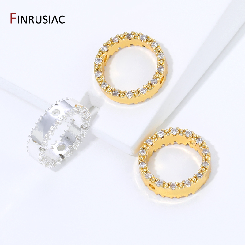 กรอบลูกปัดทรงกลมทองเหลืองชุบทอ - Jewelry Making Items บทวิจารณ์และราคา