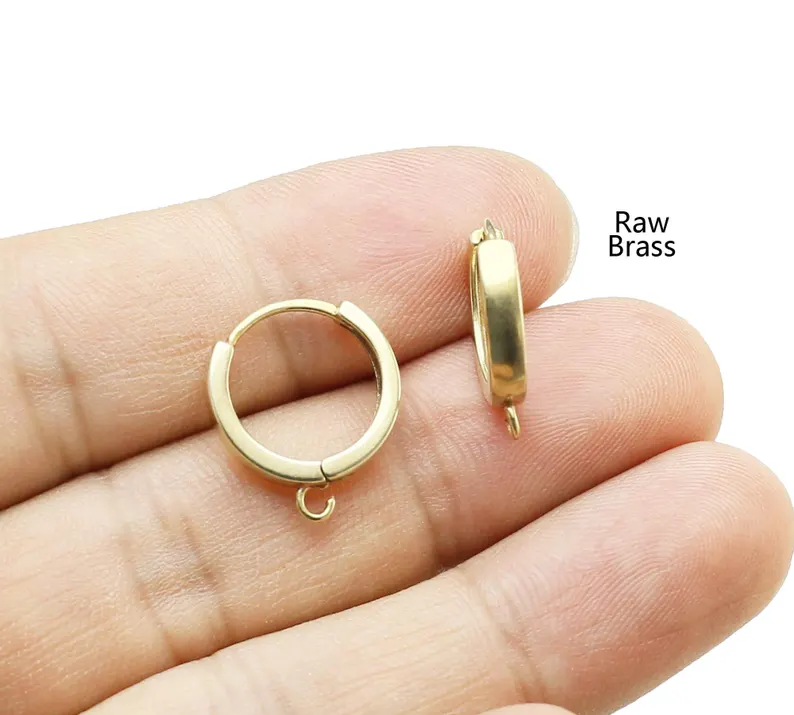 10 ชิ้นทองเหลืองห่วงหู, Leverb - Jewelry Making Supplies บทวิจารณ์และราคา