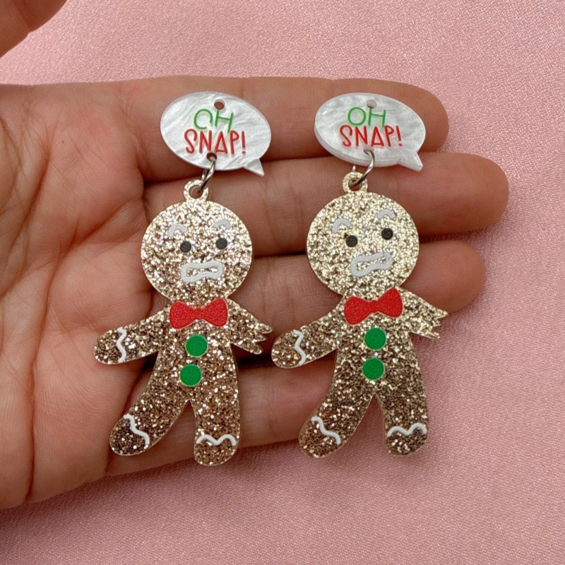 จี้รูปคนขนมปังขิงน่ารัก 10 ชิ้ - Jewelry Making Necklaces บทวิจารณ์และราคา