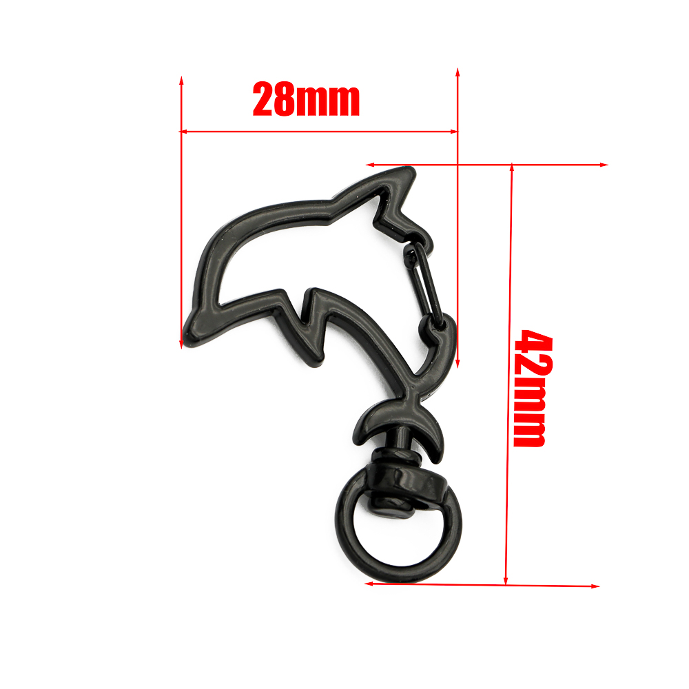 ตะขอเกี่ยวโลหะรูปปลาโลมาสีลูกก - Jewelry Making Supplies Wholesale บทวิจารณ์และราคา