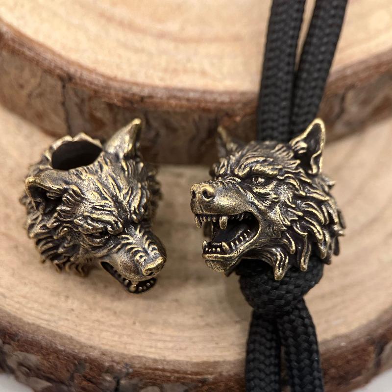 ลูกปัดทองเหลืองวินเทจรูปหัวหมา - Jewelry Making Using Beads บทวิจารณ์และราคา