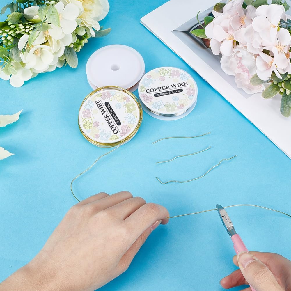 12.8M ทองแดงเครื่องประดับลวด 0 - Jewelry Making Course บทวิจารณ์และราคา