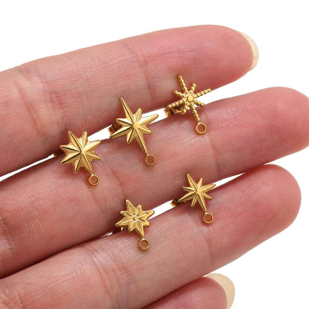 ต่างหูสแตนเลสรูปดาว 6 ชิ้น สำห - Jewelry Making Course บทวิจารณ์และราคา