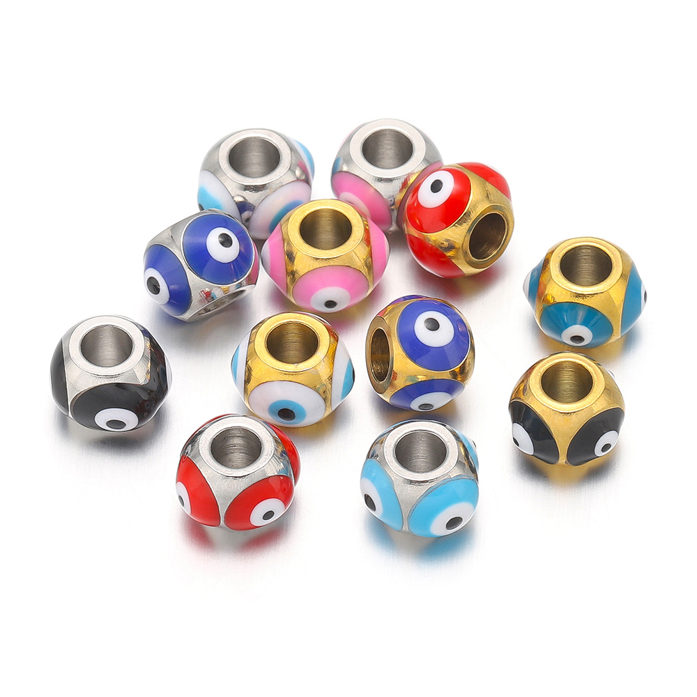 10pcs สแตนเลสสตีล 6 มม.เคลือบล - Jewelry Making Supplies Wholesale บทวิจารณ์และราคา