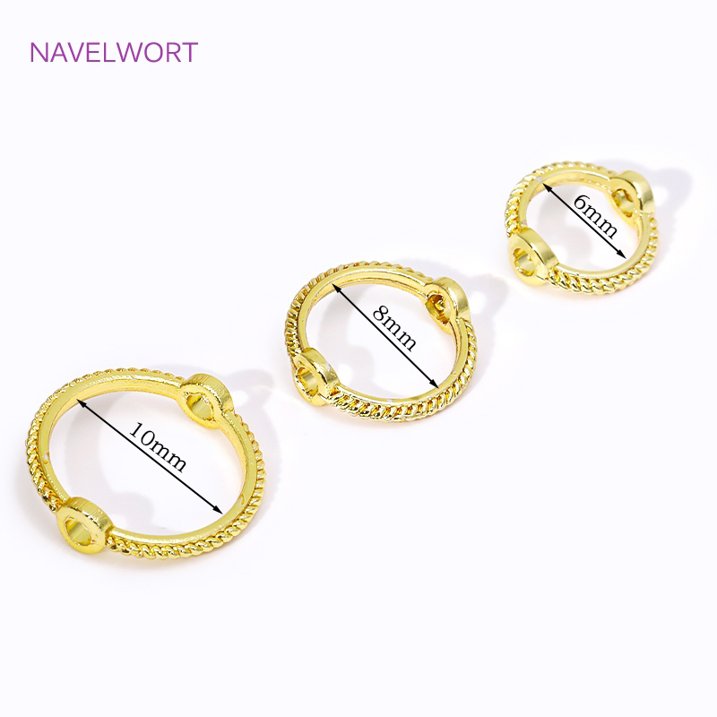 14 K/18 K Gold Plated ลูกปัดกร - Jewelry Making Items บทวิจารณ์และราคา