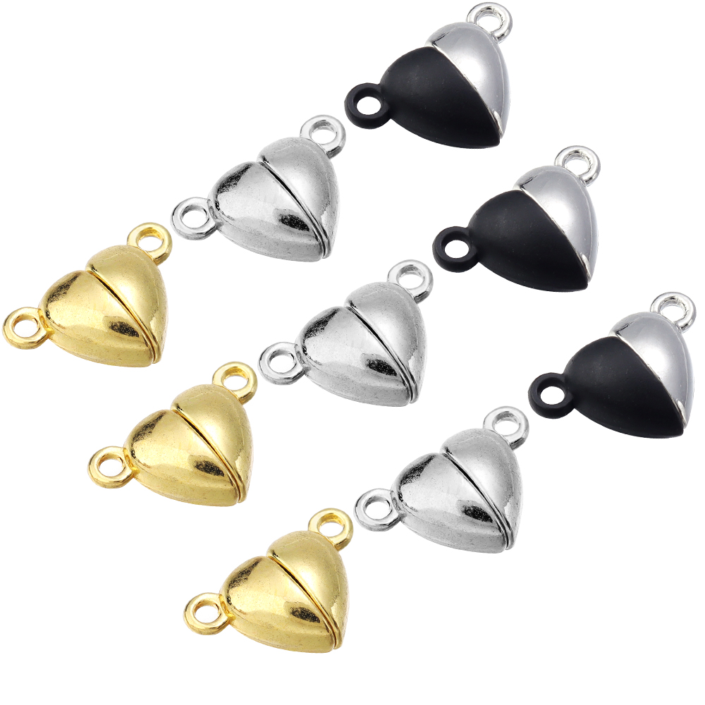 ตัวล็อคแม่เหล็กรูปหัวใจโลหะผสม - Jewelry Making Necklaces บทวิจารณ์และราคา