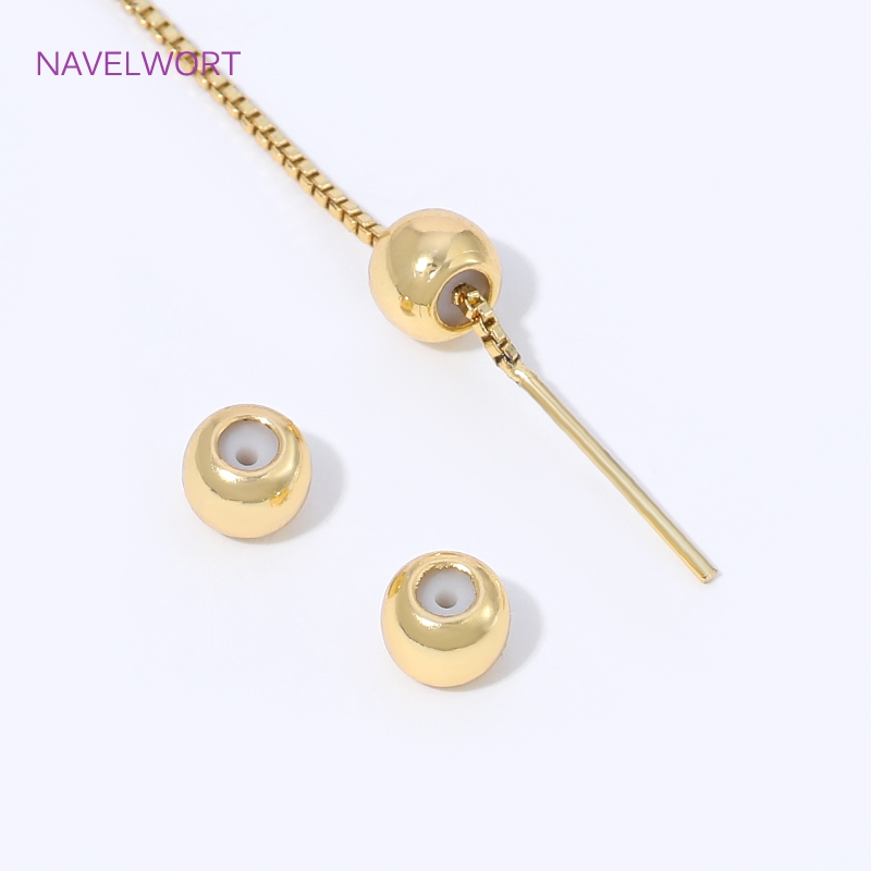 ลูกปัดซิลิโคนเคลือบทอง 18K สำห - Jewelry Making Items บทวิจารณ์และราคา