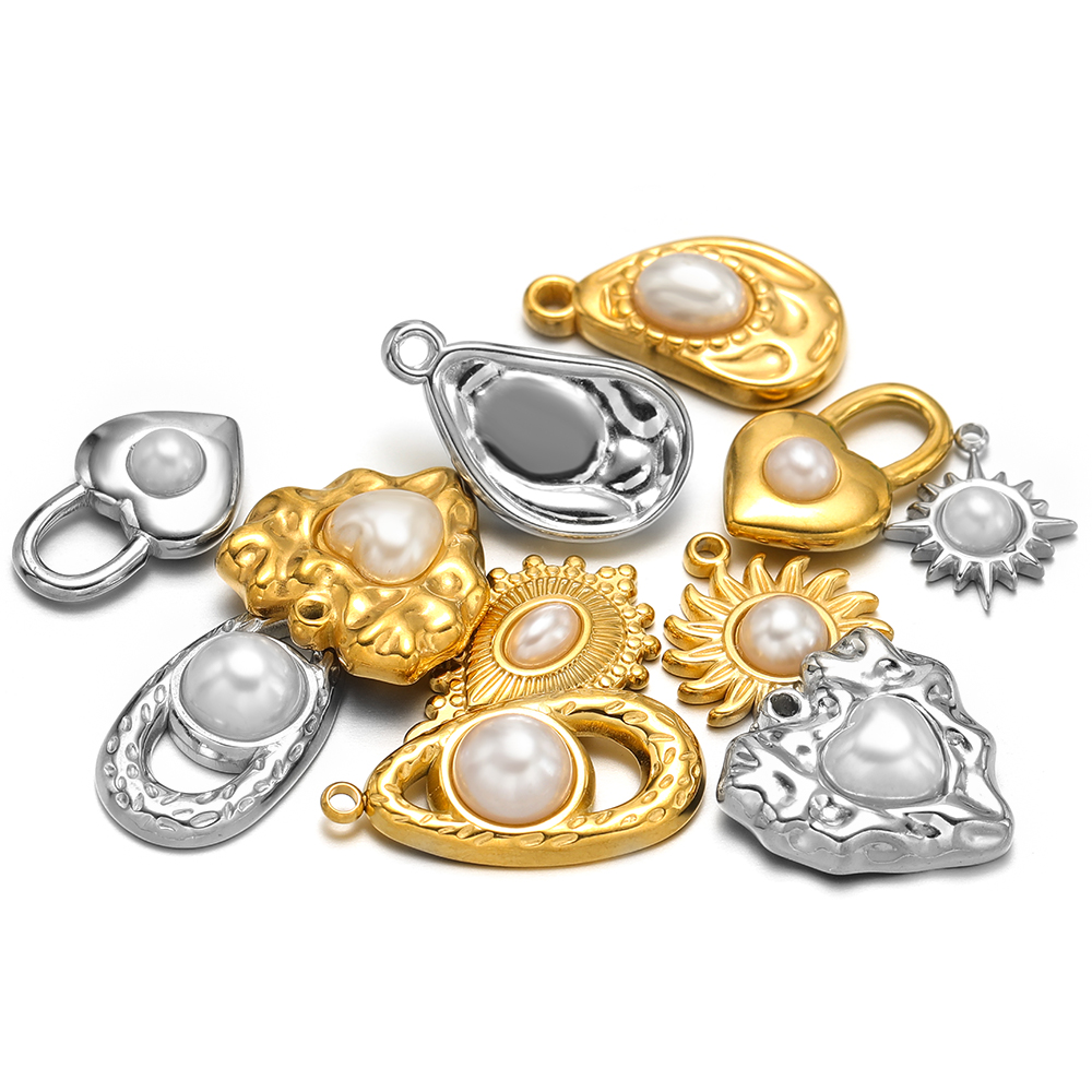 5pcs สแตนเลสสตีลเลียนแบบไข่มุก - Jewelry Making Supplies Wholesale บทวิจารณ์และราคา