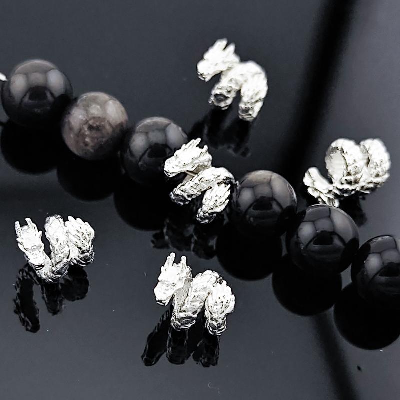 ลูกปัดแยกแบบมังกรโลหะผสม 10 ชิ - Jewelry Making Using Beads บทวิจารณ์และราคา