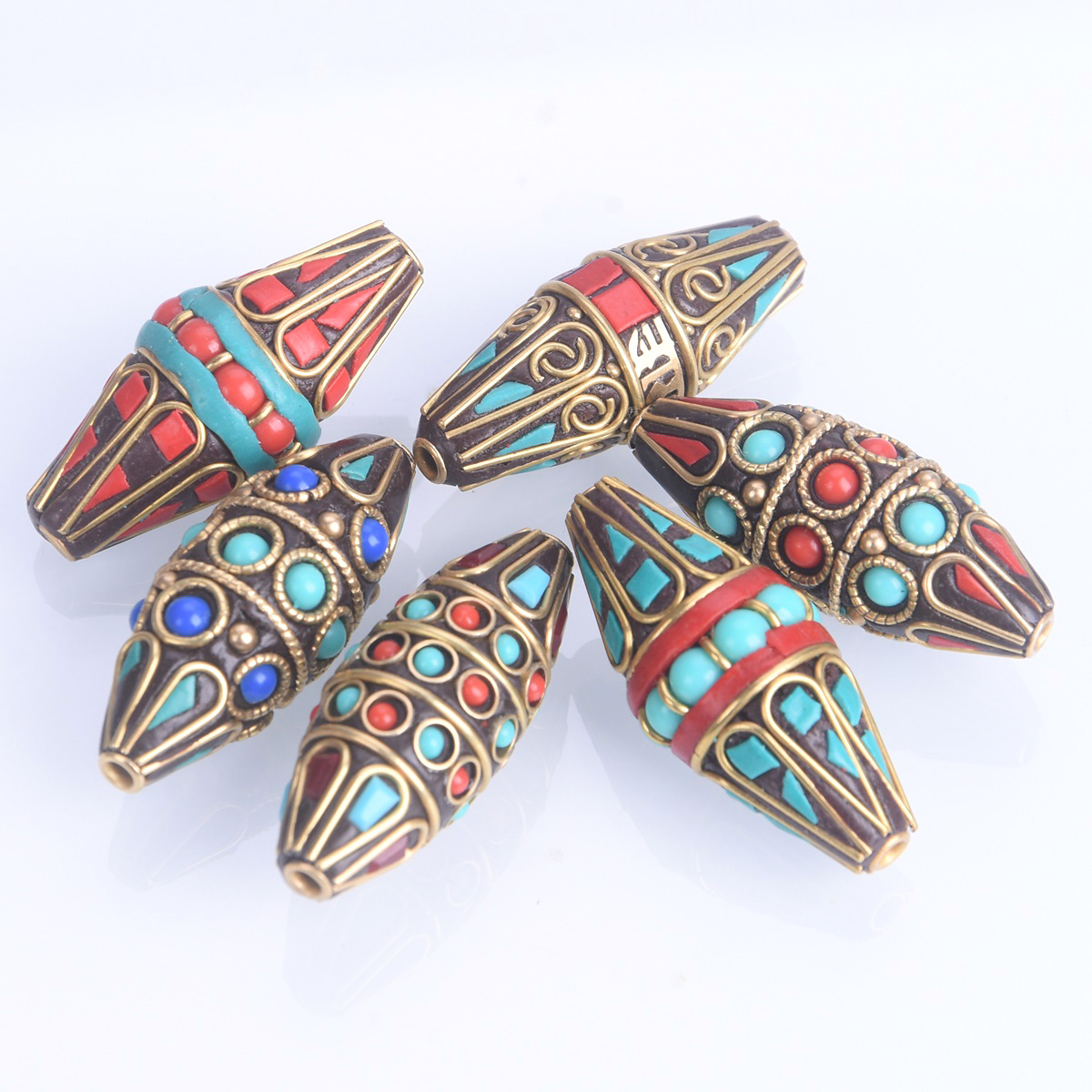 ลูกปัดรูปทรงบิโคน 1 ชิ้น ขนาด  - Jewelry Making In Clay บทวิจารณ์และราคา