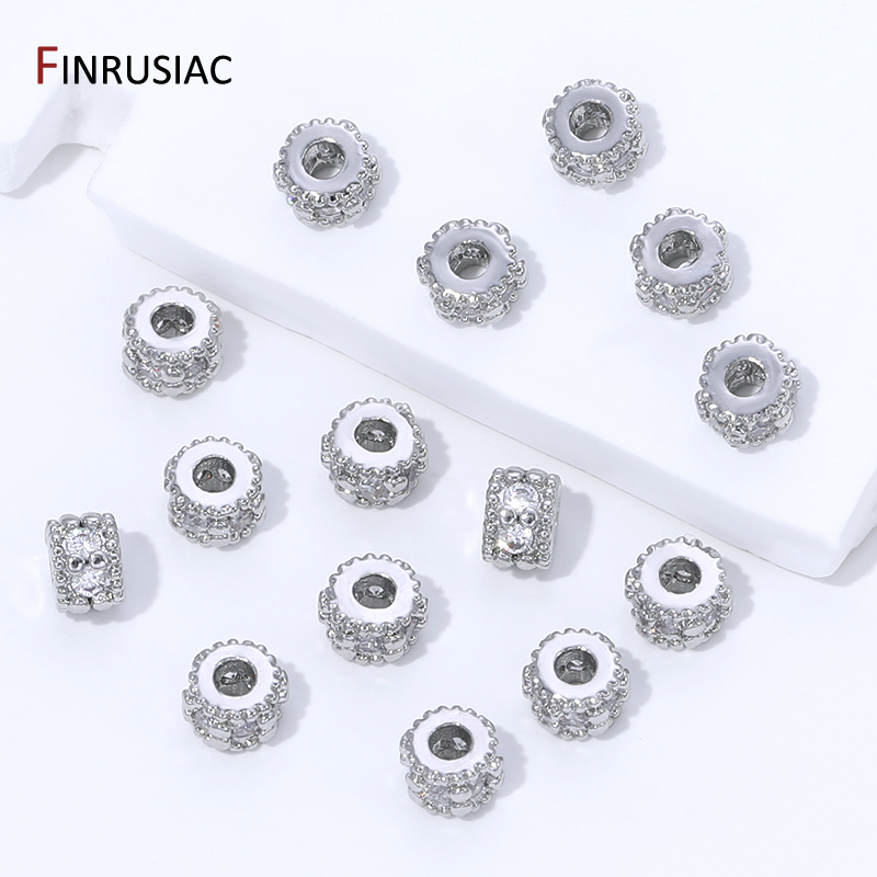 ลูกปัดทองเหลืองชุบทอง 18K ประด - Jewelry Making Items บทวิจารณ์และราคา