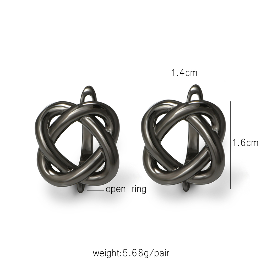 YANASI ต่างหูทองเหลืองสีดำ 1 ค - Jewelry Making Supplies บทวิจารณ์และราคา