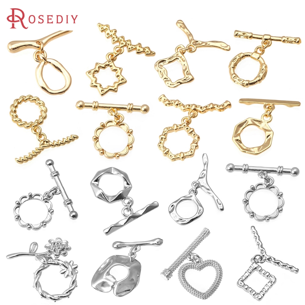 ตัวล็อคแบบกลม 6 ชุด สีทอง 18K  - Jewelry Making Kits บทวิจารณ์และราคา