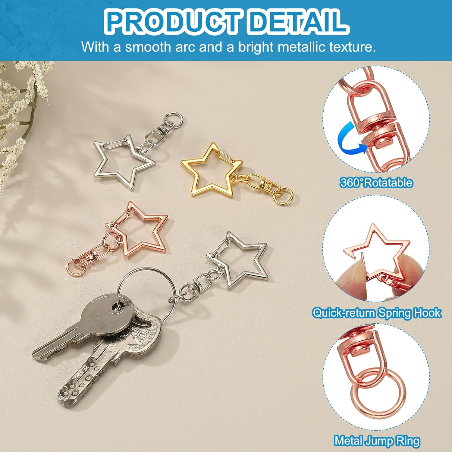 ชุดอุปกรณ์ทำพวงกุญแจรูปดาว 5/1 - Jewelry Making Kits บทวิจารณ์และราคา