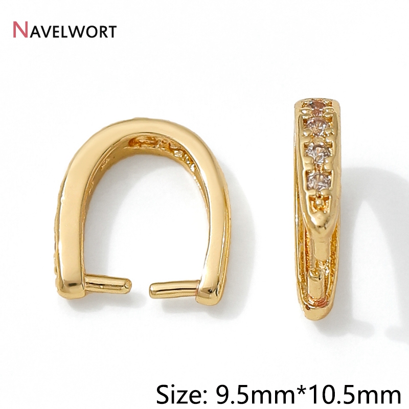 ตะขอเกี่ยวจี้ทองเหลืองชุบทอง 1 - Jewelry Making Brass บทวิจารณ์และราคา