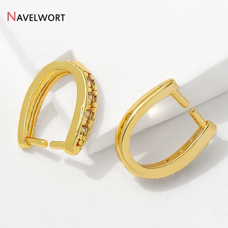 ตะขอเกี่ยวจี้ทองเหลืองชุบทอง 1 - Jewelry Making Brass บทวิจารณ์และราคา