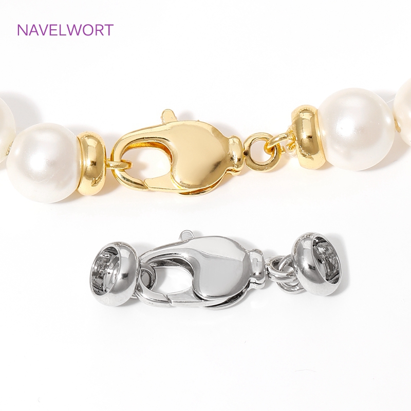 18K ทองชุบทองเหลือง Clasps กุ้ - Jewelry Making Items บทวิจารณ์และราคา