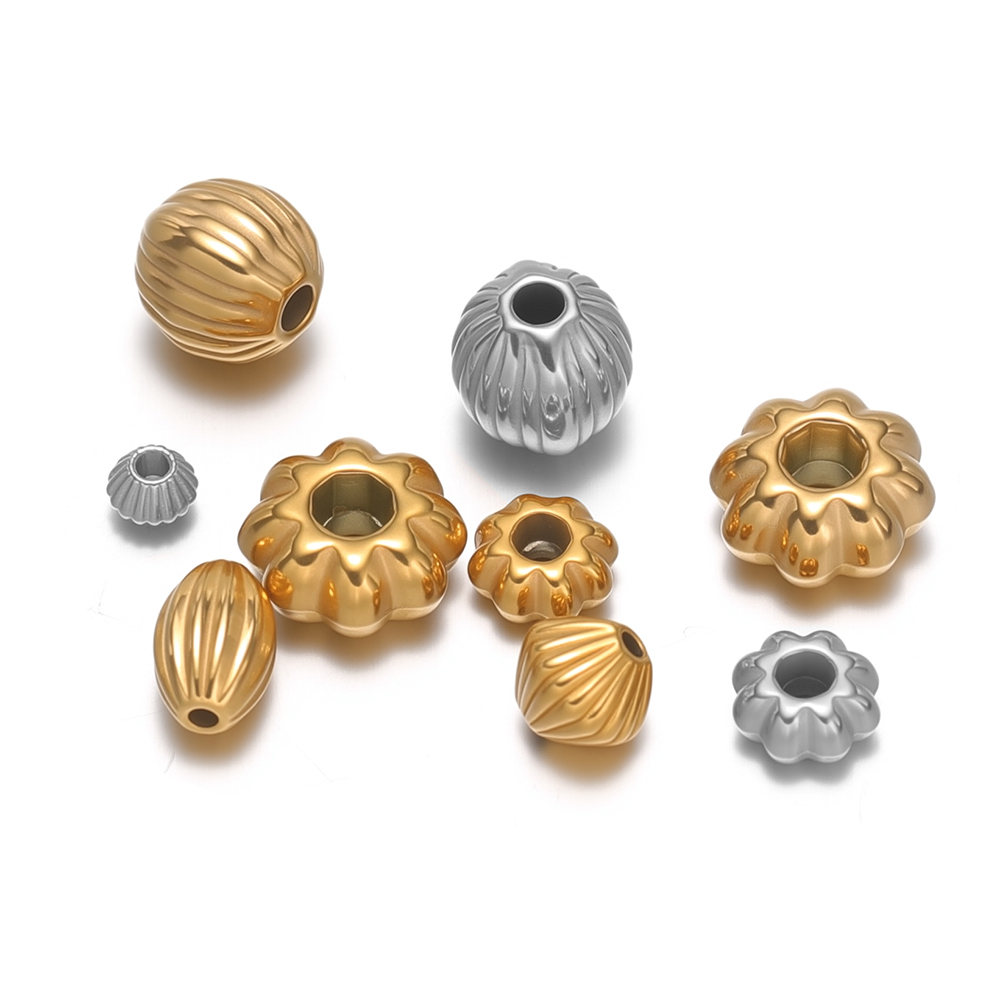 ลูกปัดสแตนเลสรูปดอกไม้ 20 ชิ้น - Jewelry Making Supplies Wholesale บทวิจารณ์และราคา