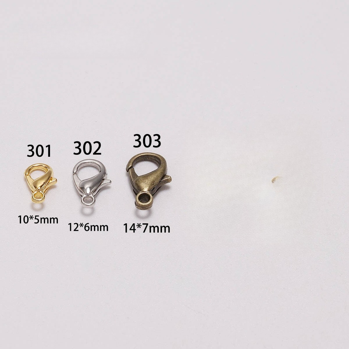 100 ชิ้น ตัวล็อกแบบก้ามปูโลหะผ - Jewelry Making Brass บทวิจารณ์และราคา