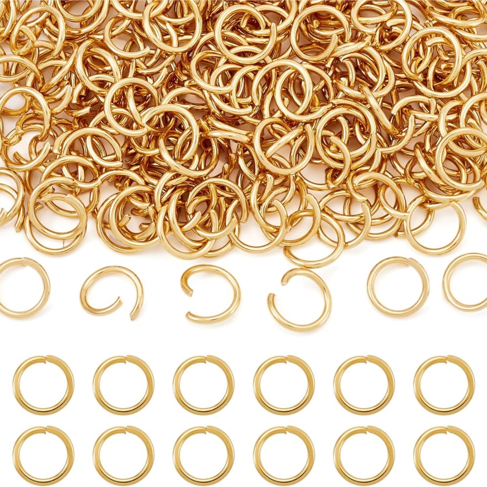 200/400 ชิ้น ห่วงโลหะสีทองแบบเ - Jewelry Making Supplies Wholesale บทวิจารณ์และราคา