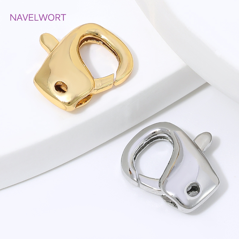 ตัวล็อกแบบก้ามปูชุบทอง 18K ขนา - Jewelry Making Items บทวิจารณ์และราคา