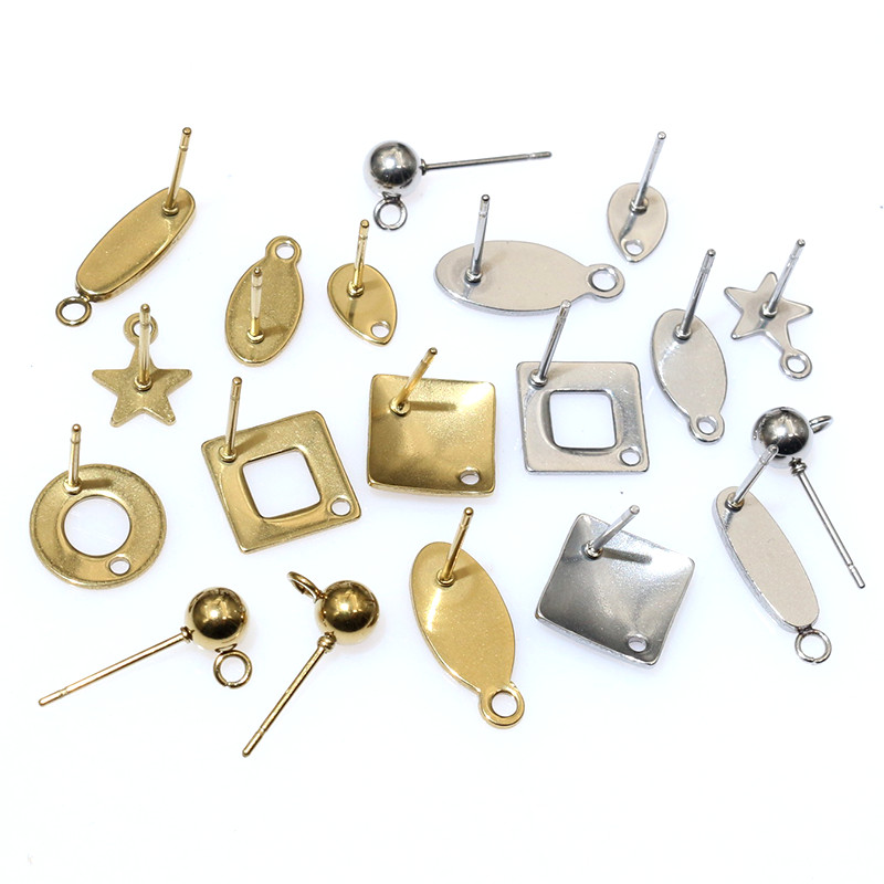 20ชิ้นสแตนเลสหัตถกรรมต่างหูกระ - Jewelry Making Kits บทวิจารณ์และราคา