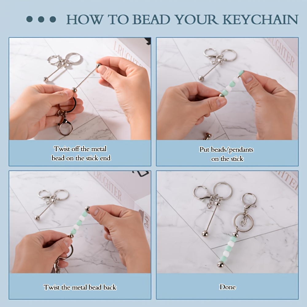 ชุดทำพวงกุญแจลูกปัดเปล่า DIY 1 - Jewelry Making Course บทวิจารณ์และราคา