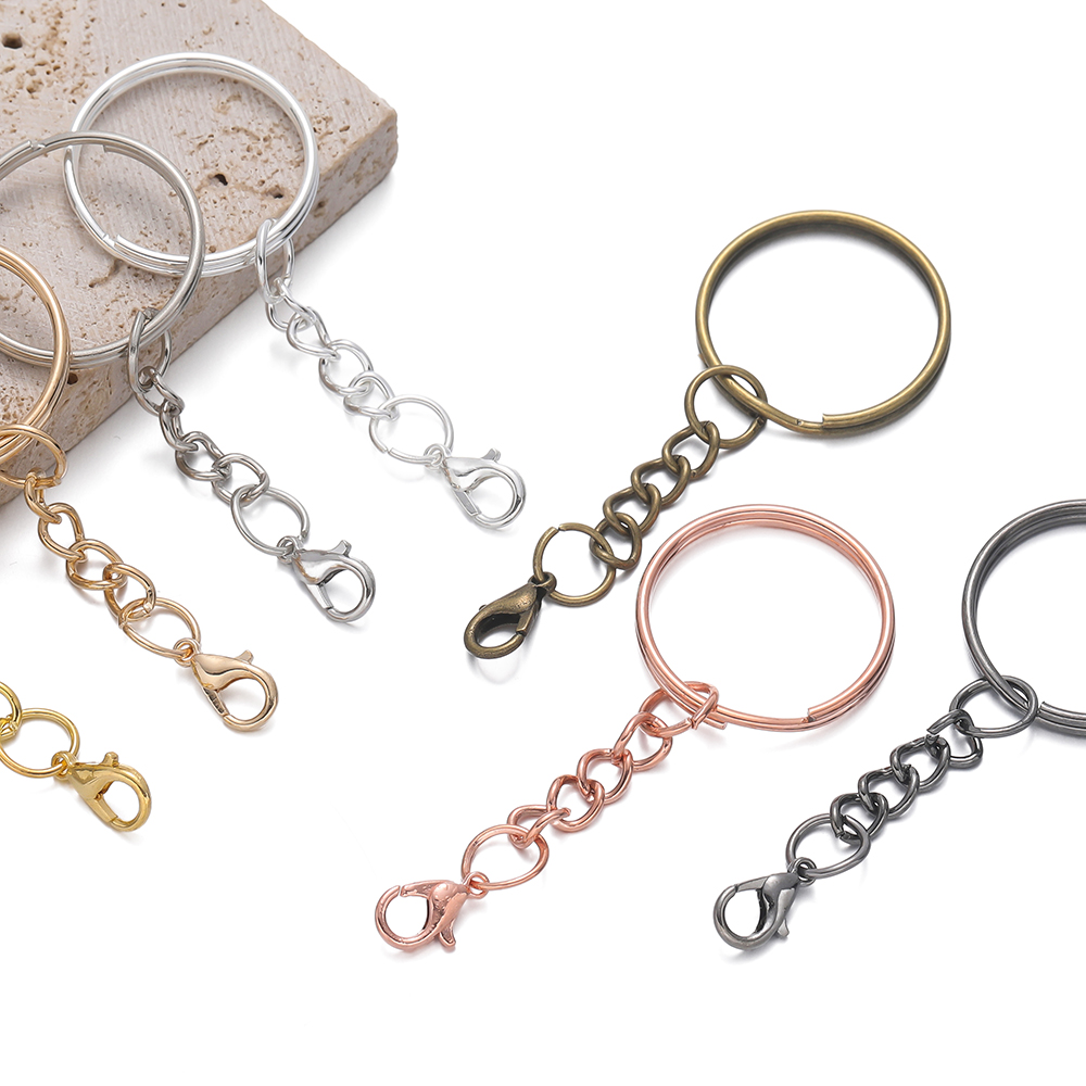 10 ชิ้น/ล็อต ห่วงคล้องกุญแจแบบ - Jewelry Making Supplies Wholesale บทวิจารณ์และราคา