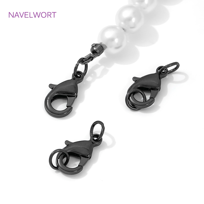 สีดำทองเหลืองก้ามปู&ตัวต่อโซ่, - Jewelry Making Items บทวิจารณ์และราคา