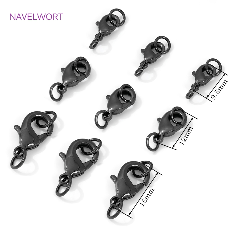สีดำทองเหลืองก้ามปู&ตัวต่อโซ่, - Jewelry Making Items บทวิจารณ์และราคา