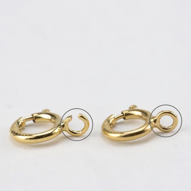 ตะขอเกี่ยวแบบสปริงเคลือบทอง 14 - Jewelry Making Supplies Wholesale บทวิจารณ์และราคา